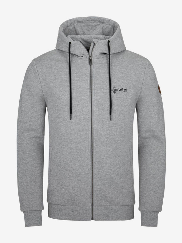 Kilpi Svijetlo siva muška majica s kapuljačom Kilpi Leines-M