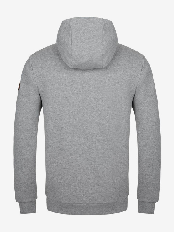 Kilpi Svijetlo siva muška majica s kapuljačom Kilpi Leines-M