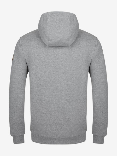 Kilpi Svijetlo siva muška majica s kapuljačom Kilpi Leines-M