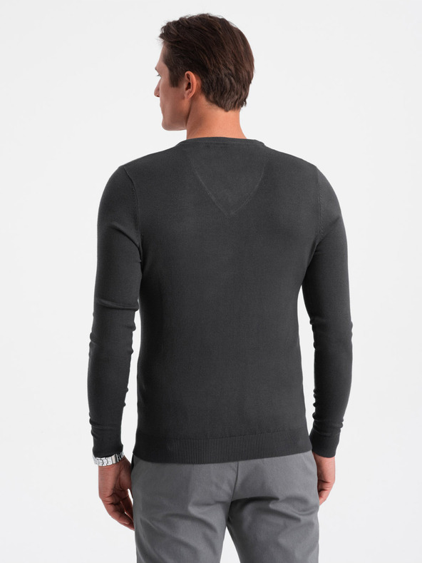 Ombre Clothing Tamno sivi muški pulover Ombre Clothing