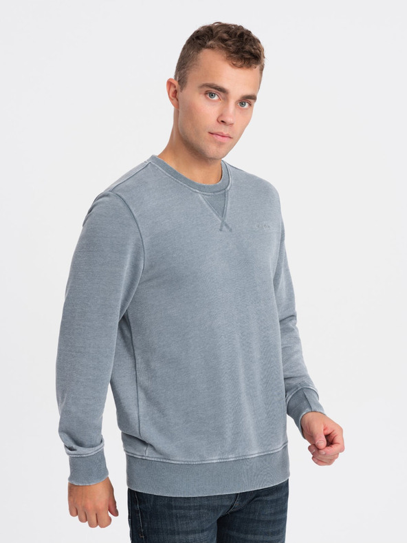Ombre Clothing Svijetlo plavi muški sweatshirt Ombre Clothing