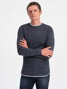 Ombre Clothing Tamnoplavi muški pulover Ombre Clothing