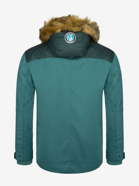 Kilpi Zimska muška jakna petrolejka sa umjetnim krznom Kilpi ALPHA