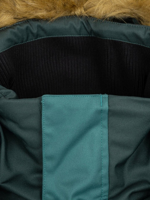 Kilpi Zimska muška jakna petrolejka sa umjetnim krznom Kilpi ALPHA