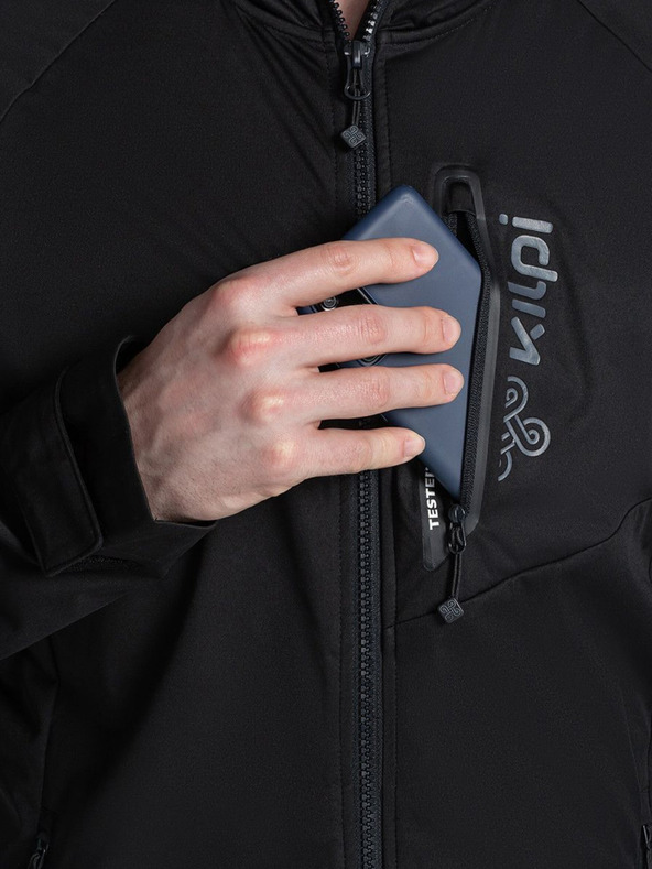 Kilpi Crna muška lagana softshell jakna Kilpi BELTRA-M