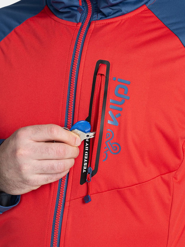 Kilpi Plavo-crvena muška lagana softshell jakna Kilpi BELTRA-M