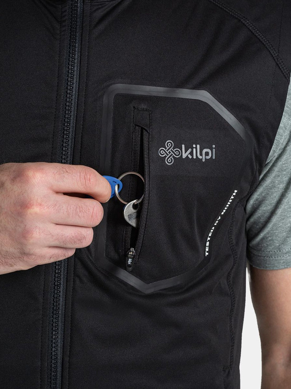 Kilpi Crni muški softshell prsluk Kilpi RIELLO-M