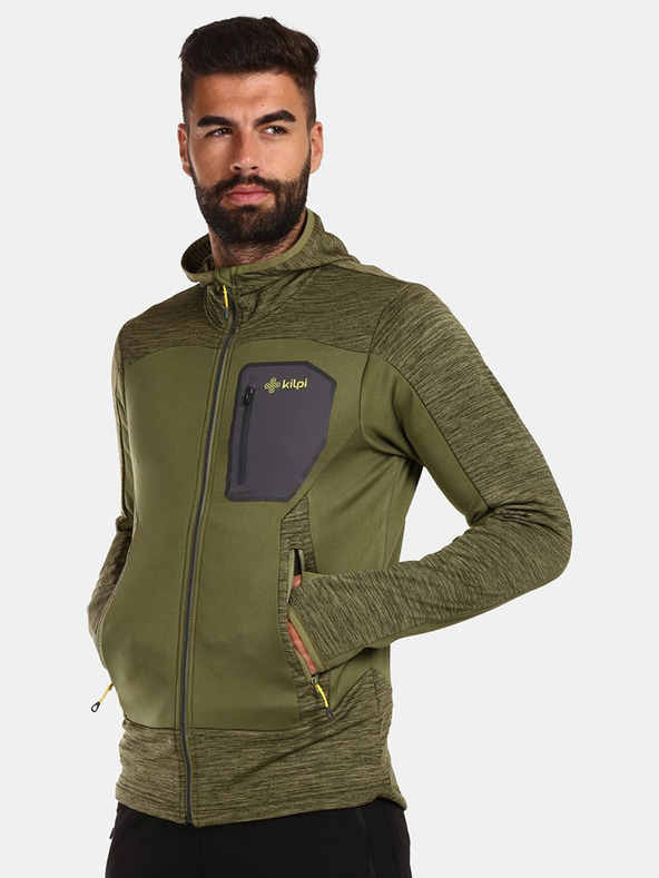 Kilpi Kilpi Freni-M kaki muška funkcionalna majica s kapuljačom