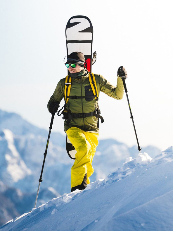 Kilpi Kilpi Freni-M kaki muška funkcionalna majica s kapuljačom