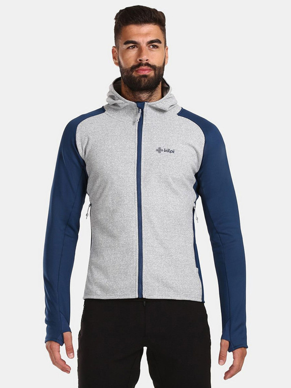 Kilpi Plavo-siva muška majica od flisa Kilpi VERSAM-M