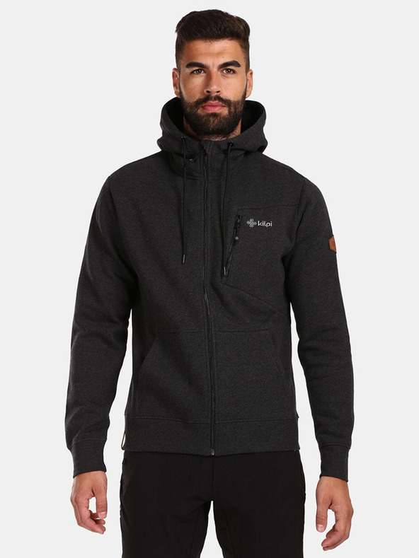 Kilpi Crni muški pamučni sweatshirt Kilpi PREDA-M