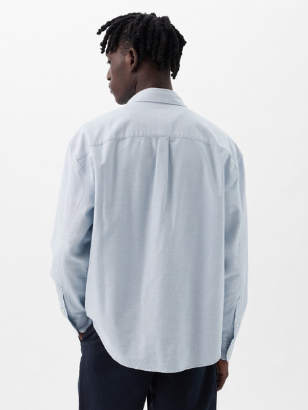 GAP Oversize oxford košulja s logom GAP