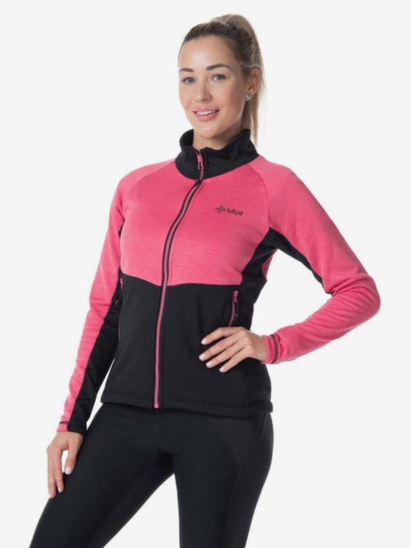 Kilpi Kilpi TOMMS-W ženska ružičasta majica s kapuljačom