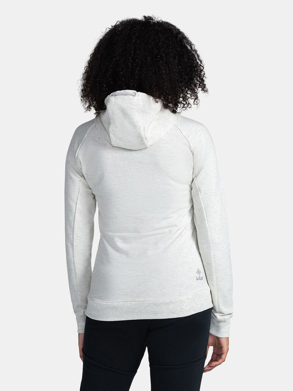 Kilpi Bijeli ženski pamučni sweatshirt Kilpi SOHEY-W