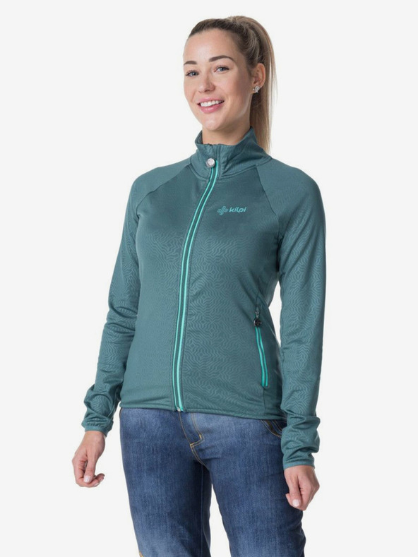 Kilpi Zeleni ženski sportski sweatshirt KILPI JUNIE
