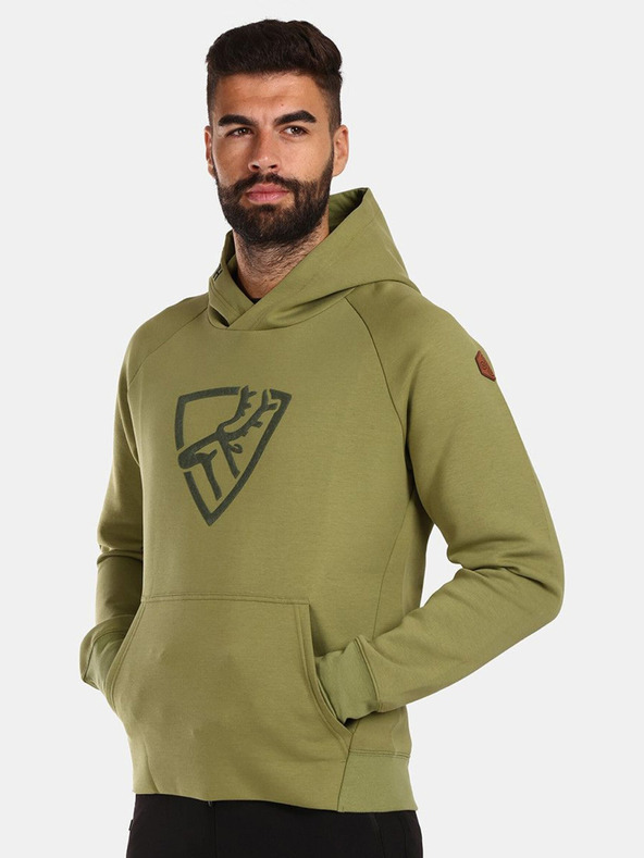 Kilpi Kaki muški pamučni sweatshirt Kilpi FJELA-M