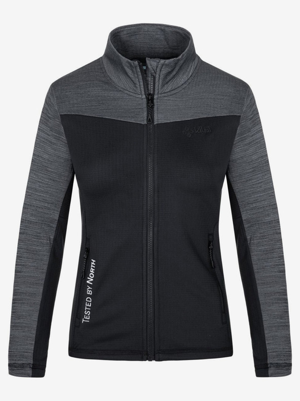 Kilpi Kilpi SIREN-W crna ženska sportska majica bez kapuljače