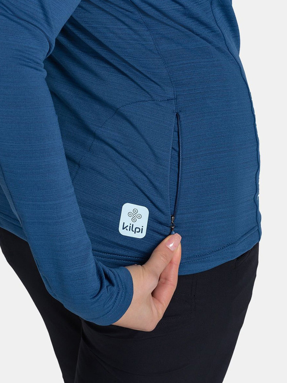 Kilpi Plava ženska sportska majica s podignutim ovratnikom Kilpi MONTALE