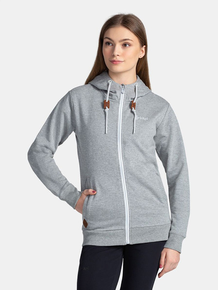 Kilpi Svijetlo sivi ženski pamučni sweatshirt Kilpi BERY-W