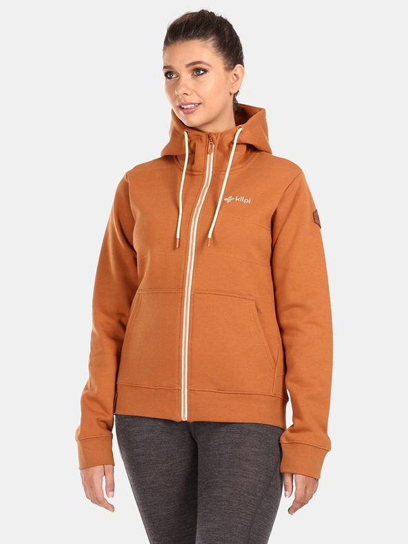 Kilpi Smeđi ženski sweatshirt Kilpi RAJANA-W