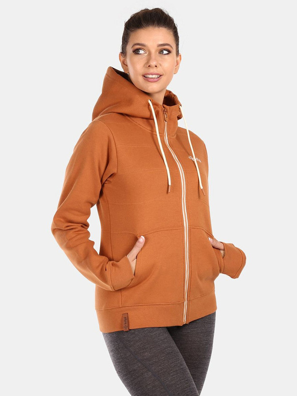 Kilpi Smeđi ženski sweatshirt Kilpi RAJANA-W