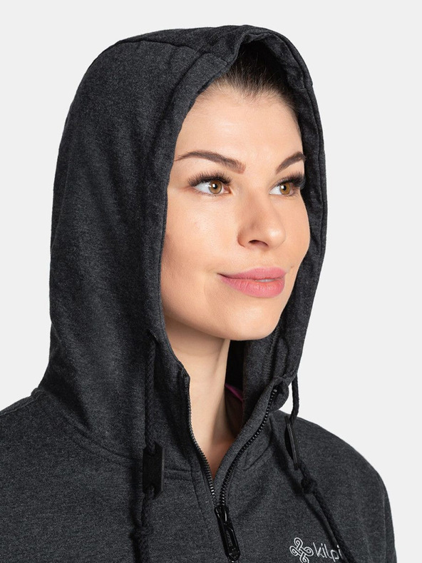 Kilpi Crna ženska majica s printom na leđima Kilpi BERY-W