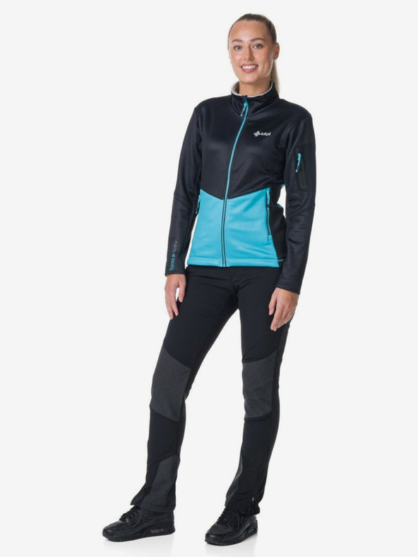 Kilpi Kilpi TEAM FLEECE-W crna i plava ženska funkcionalna majica bez kapuljače