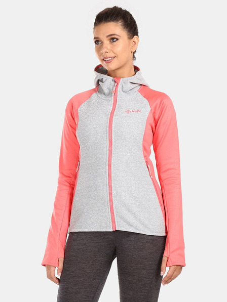 Kilpi Sivo-ružičasta ženska majica od flisa Kilpi VERSAM-W