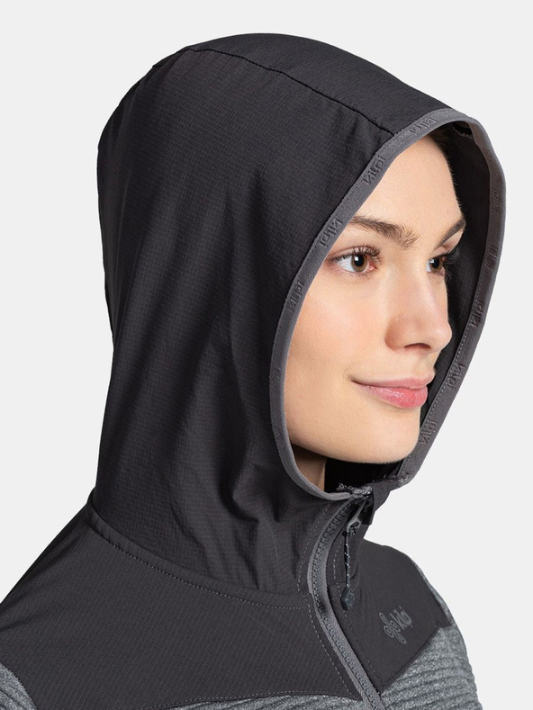 Kilpi Kilpi TANALI-W tamno siva ženska sportska majica s kapuljačom