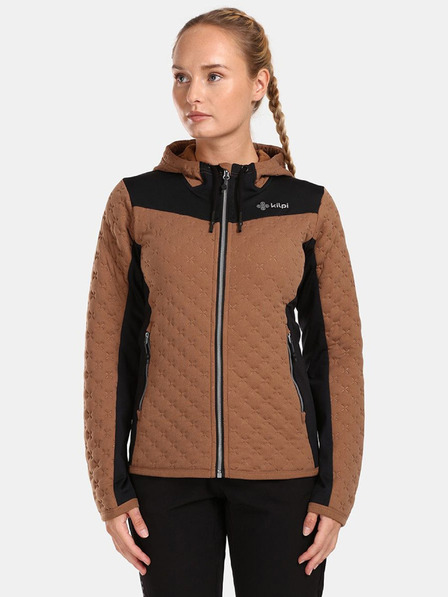 Kilpi Crno-smeđi ženski sweatshirt Kilpi NEVIA-W