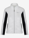 Kilpi Crno-bijeli Kilpi SKATHI ženski flis sweatshirt s patentnim zatvaračem