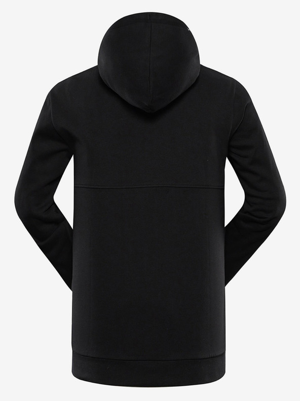 ALPINE PRO Crna muška majica ALPINE PRO Bord