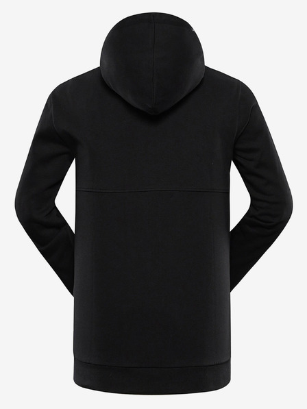 ALPINE PRO Crna muška majica ALPINE PRO Bord