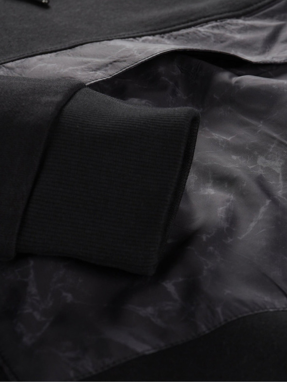 ALPINE PRO Crna muška majica ALPINE PRO Bord