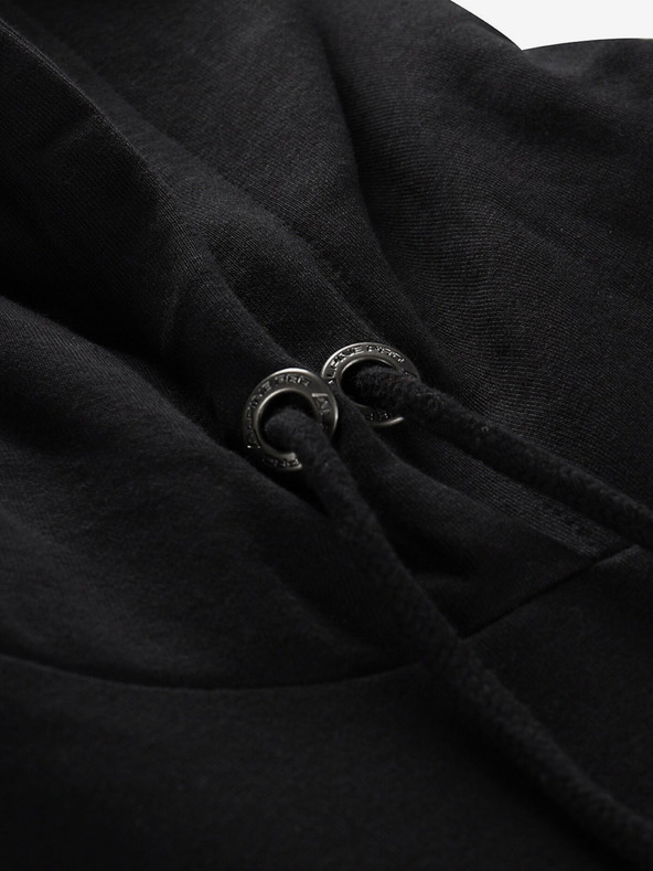 ALPINE PRO Crna muška majica ALPINE PRO Bord