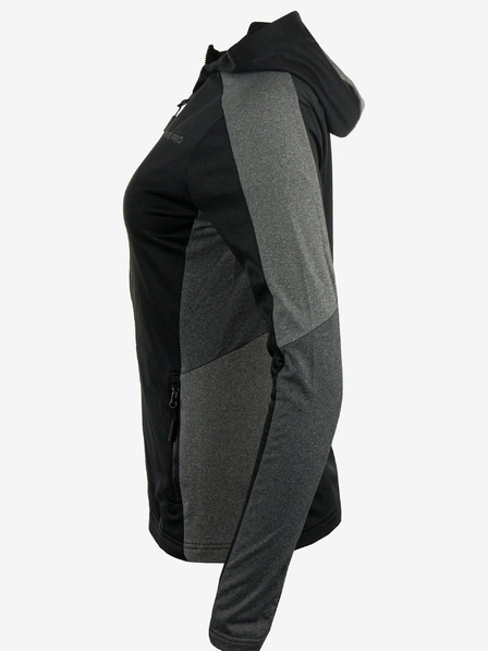 ALPINE PRO Crna ženska sportska majica ALPINE PRO Seleda