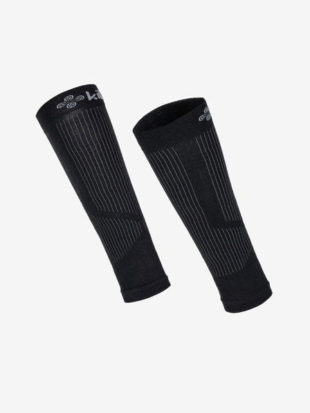 Kilpi Crni unisex kompresijski teleći rukavi Kilpi PRESS