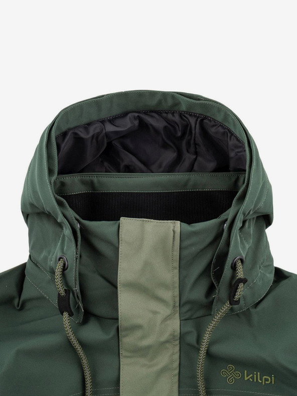 Kilpi Zelena muška zimska jakna s umjetnim krznom Kilpi ALPHA