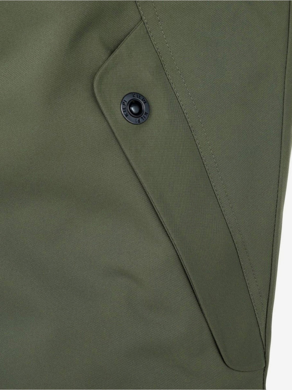 Kilpi Zelena muška zimska jakna s umjetnim krznom Kilpi ALPHA