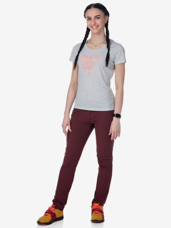 Kilpi Svijetlo siva ženska sportska majica Kilpi GAROVE