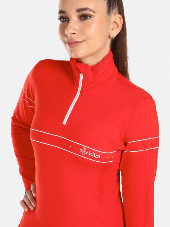 Kilpi Crvena ženska sportska majica s dolčevitom KILPI LEEMA