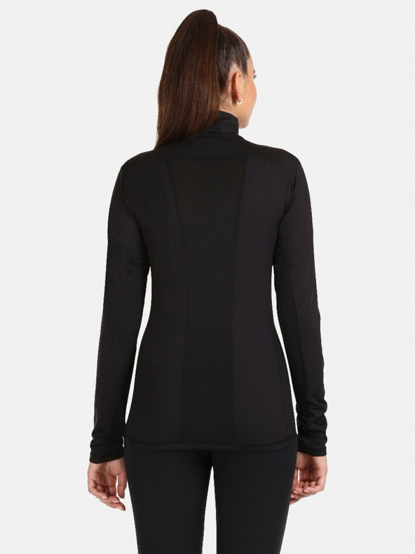 Kilpi Crna ženska termo majica s podignutom kragnom KILPI WILLIE