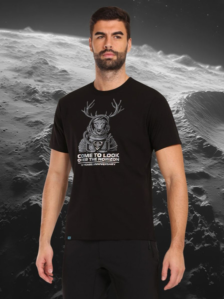 Kilpi Crna muška majica s printom Kilpi LTD CALYPSO-M