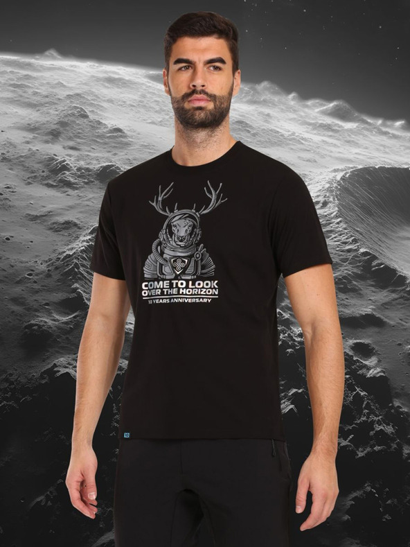 Kilpi Crna muška majica s printom Kilpi LTD CALYPSO-M