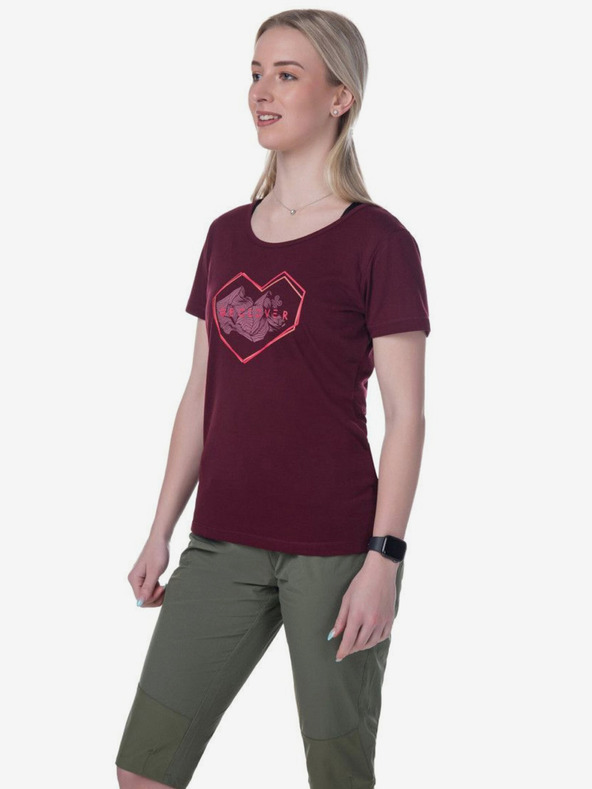 Kilpi Tamno roza ženska sportska majica Kilpi GAROVE