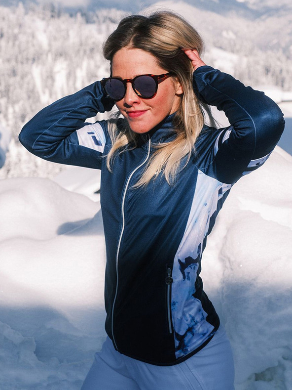 Kilpi Tamno plava ženska sportska majica s dolčevitom KILPI LEEMA