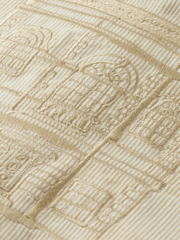 Scotch & Soda Scotch & Soda College krem ​​jakna od samta za muškarce