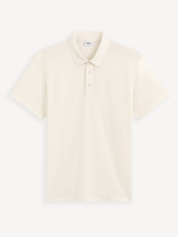 Celio Krem muška polo majica Celio Gebruma