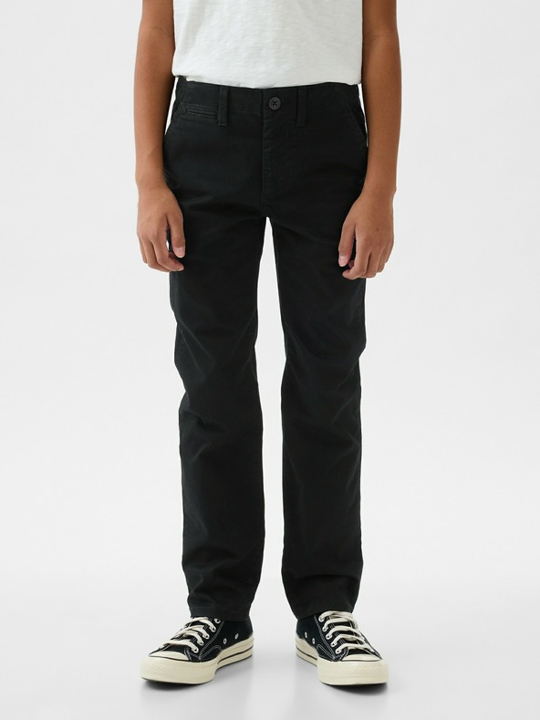 GAP Dječja uniforma uživljene hlače kaki boje