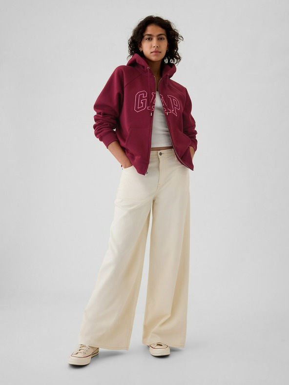 GAP Vintage mekana majica s patentnim zatvaračem GAP